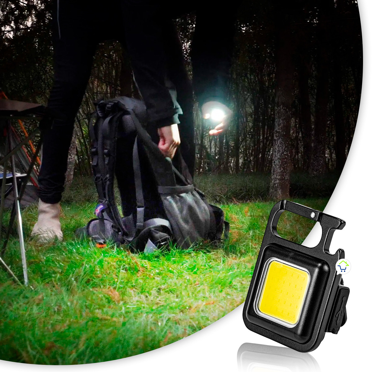 Miniatura 8 de Mini Linterna Led Llavero Portatil C18